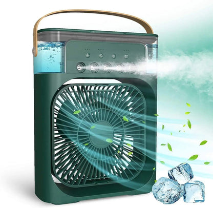 Portable Air Cooler Fan with 7-Color Light – Personal AC Fan