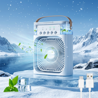 Portable Air Cooler Fan with 7-Color Light – Personal AC Fan